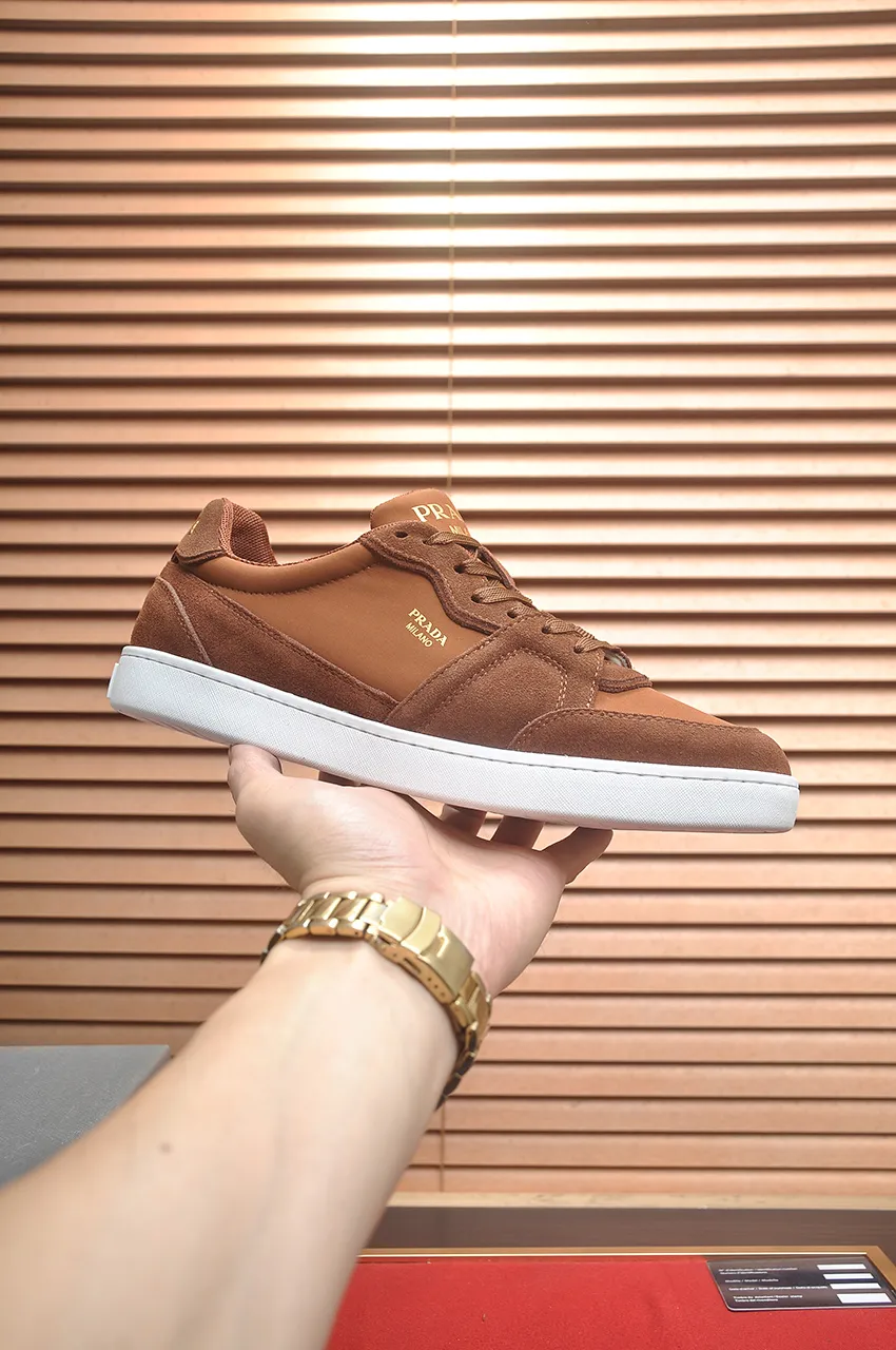 Men's shoes 💰580💶【PRADA】Top original, new season, high quality original goods, top imported calfskin with original imported glue, imported cowhide inside with original cowhide feet, original outsole! Quality guaranteed! Code 38-45 (45 customized)
